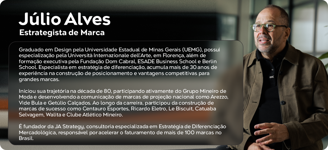 Júlio Alves, estrategista de marca — convidado especial do Vision 27